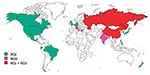 Thumbnail of Distribution of rubella genotypes.