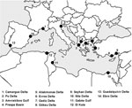 Thumbnail of A) Modified SEIR (susceptible-exposed-infectious-removed) model for transmission of pandemic influenza within the general population and healthcare worker (HCW) subpopulation. B) Absenteeism among exposed HCWs.