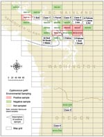 Thumbnail of Location of human and animal Cryptococcus gattii cases and positive environmental samples found off Vancouver Island.