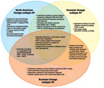 Thumbnail of Public health impact of influenza virus A subtypes H7 and H5. HPAI, highly pathogenic avian influenza; LPAI, low pathogenicity avian influenza; LBM, live bird market.