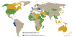 Thumbnail of Country progress with independent Global Health Security Agenda and joint external evaluation assessments through 2018.