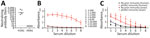 Cross-reactive NA binding antibodies in a study of influenza A(H5N1) immune response among ferrets with pH1N1. Ferrets with or without pH1N1 immunity were intranasally infected with H5N1 strain A/dairy cattle/Texas/24-008749-001/2024(H5N1). A) Serum samples were collected from 5 ferrets with pH1N1 immunity on day 98 postinfection and tested for neutralizing antibodies against pH1N1 and 2024 cow/Tx/24 H5N1 viruses. Each dot represents the antibody titer of a single ferret to neutralize 100 TCID50 of pH1N1 or cow/Tx/24 H5N1 on MDCK cells. Solid line indicates the geometric mean value for each virus; dotted line represents the limit of detection for the assay. B) Serum IgG against purified HA proteins in ferrets with or without pH1N1 immunity. Solid lines show ferret serum reactivity to human HA (A/Michigan/45/2015 H1N1) and the dashed lines show ferret serum reactivity to dairy cow HA from A/dairy cattle/Texas/24008749001/2024(H5N1). Dots indicate means; whiskers indicate SDs. C) Serum IgG antibodies against purified NA proteins in ferrets with or without pH1N1 immunity. Solid lines show ferret serum reactivity to human NA (A/California/07/2009 H1N1); dashed lines show ferret serum reactivity to avian NA from A/mallard/New York/22–008760–007-original/2022(H5N1). Dots indicate means; whiskers indicate SDs. Absorbance450, absorbance at 450 nm for each dilution; HA, hemagglutinin; NA, neuraminidase; pH1N1, influenza A(H1N1)pdm09; TCID50, 50% tissue culture infectious dose.