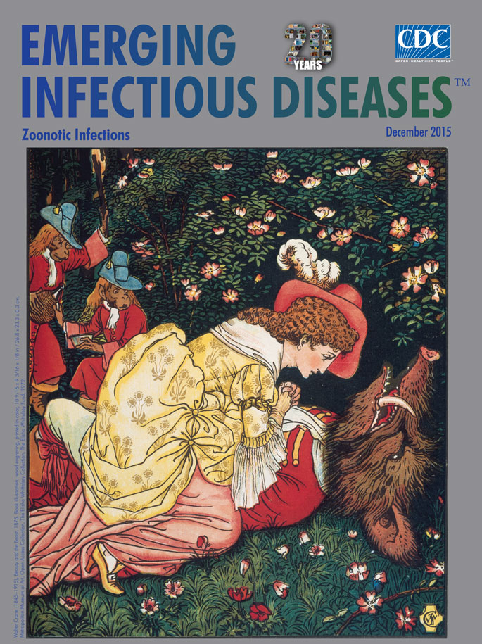 Walter Crane (1845–1915), Beauty and the Beast, 1875. Book illustration, wood engraving, printed in colors, 10 9/16 × 9 3/16 × 1/8 in/26.8 × 23.3 × 0.3 cm. Metropolitan Museum of Art, Open Access Collection, The Elisha Whittelsey Collection, The Elisha Whittelsey Fund, 1972