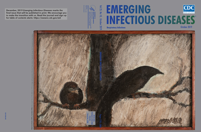 Robert Lee Kocher (1929–), Two Birds (1959). Oil on wood, 12 in × 7.75 in/30.5 cm × 19.7 cm. Image used by permission of the artist. Private collection, Fayetteville, Georgia, USA. Photography by James Gathany.